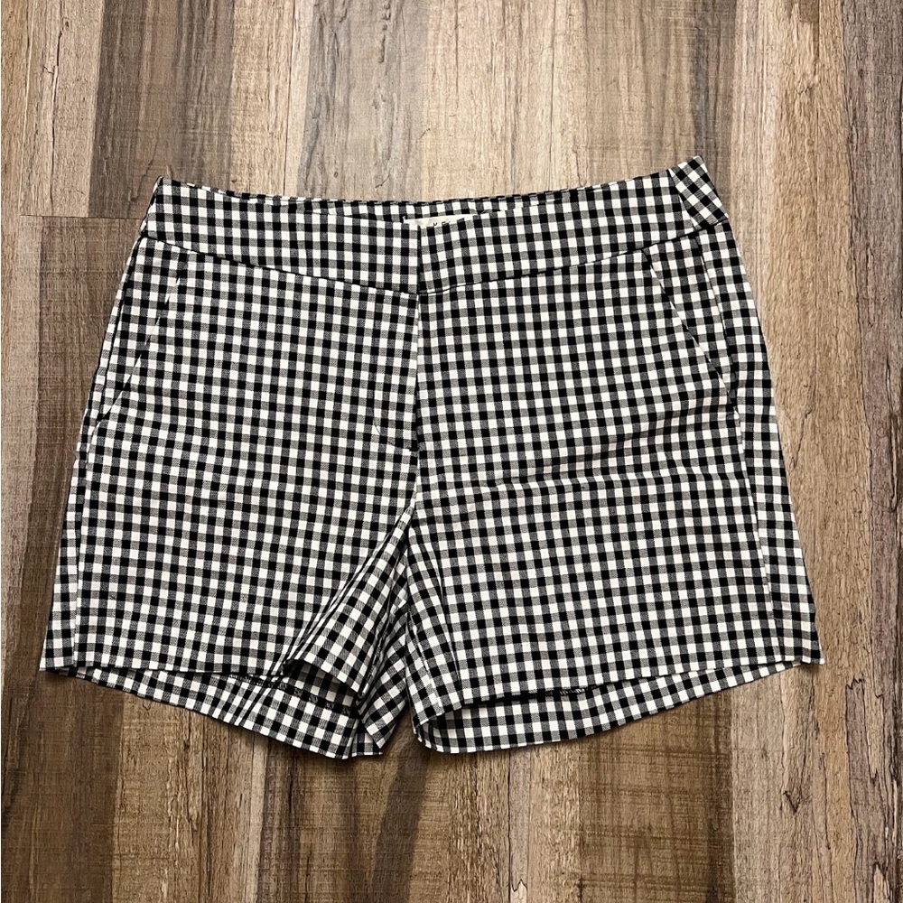 Black & White Gingham Shorts